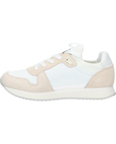 Zapatillas deporte de Mujer CALVIN KLEIN YW0YW00840 RUNNER SOCK 0K8 BRIGHT WHITE-CREAMY WHITE