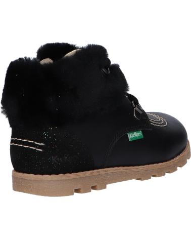 Botins de Menina KICKERS 878700-10 NONOSWEET 83 NOIR BRILLANT