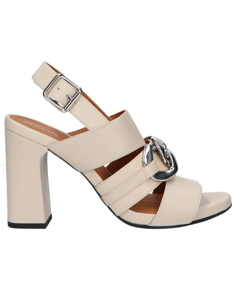 Woman Sandals GEOX D25SLE 00043 D GENZIANA 90 C5002 CREAM