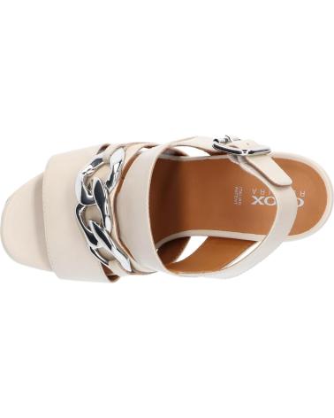 Woman Sandals GEOX D25SLE 00043 D GENZIANA 90 C5002 CREAM