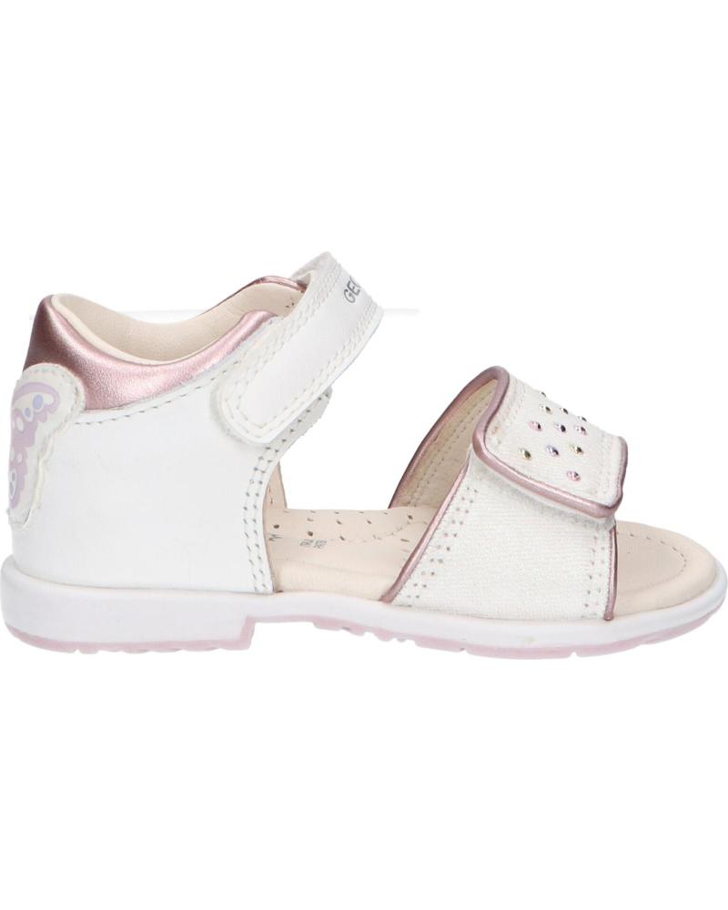 Sandalias de Niña GEOX B3521A 08509 B VERRED C1253 WHITE-OLD ROSE