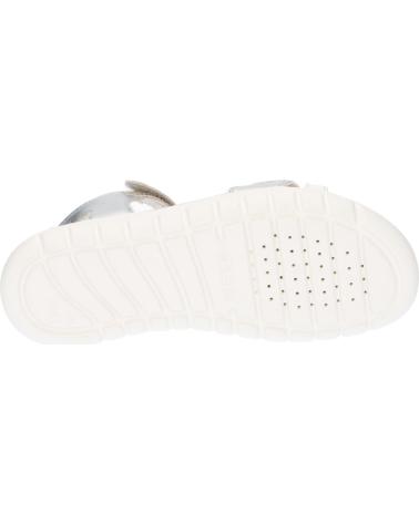 Sandali per Donna e Bambina GEOX J35GSA 0NFBC J SANDAL SOLEIMA C0434 SILVER-WHITE
