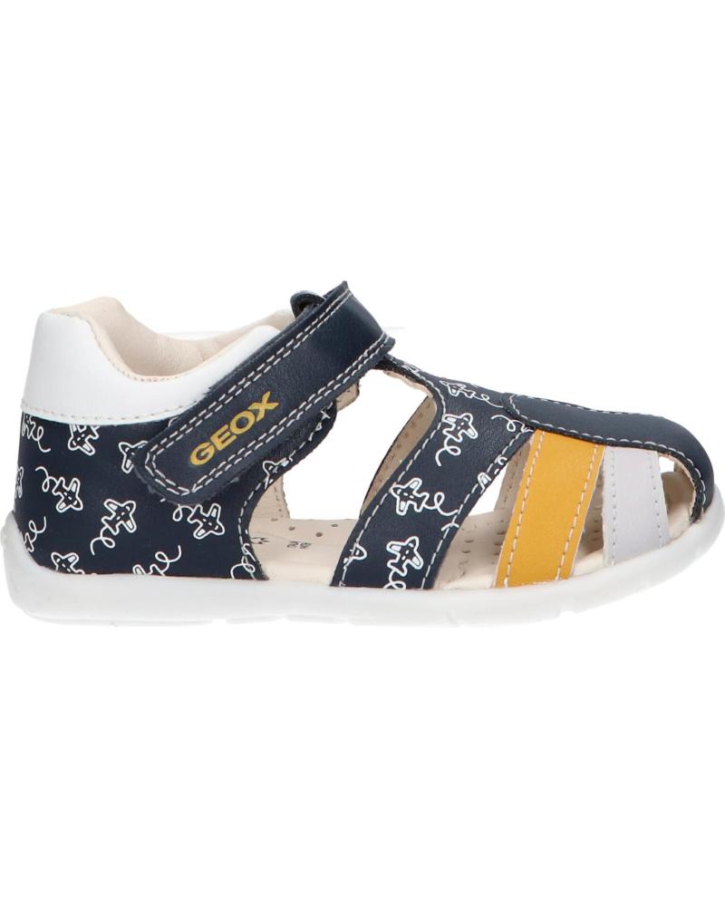 Sandalen für Mädchen und Junge GEOX B021PC 000BC B ELTHAN CF42Q NAVY-OCHRE