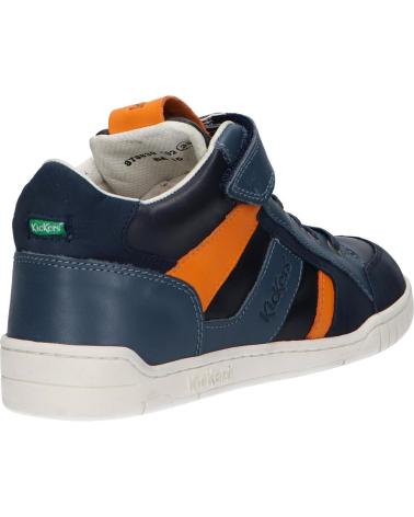 Esportes  de Menina e Menino KICKERS 878830-30 WINCKY CDT 102 MARINE GRIS ORANGE