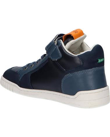Esportes  de Menina e Menino KICKERS 878830-30 WINCKY CDT 102 MARINE GRIS ORANGE
