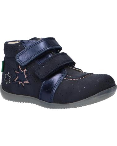 girl Mid boots KICKERS 829620-10 BANGGY 103 MARINE BRILLANT
