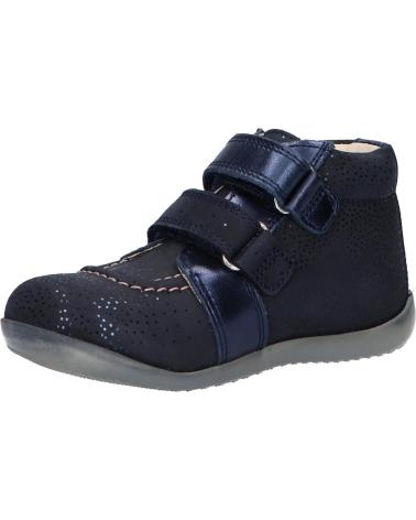 girl Mid boots KICKERS 829620-10 BANGGY 103 MARINE BRILLANT