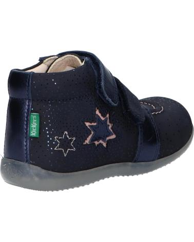 girl Mid boots KICKERS 829620-10 BANGGY 103 MARINE BRILLANT