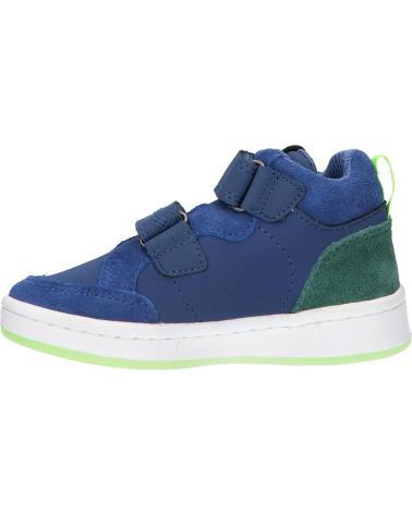 Sapatilhas de Menina e Menino KICKERS 829770-10 BILBON VELC 51 BLEU VERT