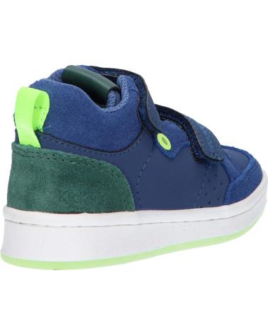 Sapatilhas de Menina e Menino KICKERS 829770-10 BILBON VELC 51 BLEU VERT