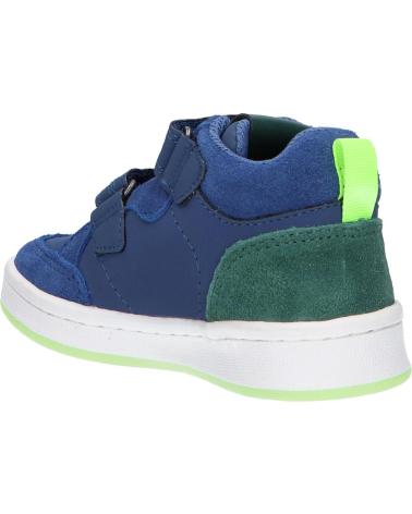 Sapatilhas de Menina e Menino KICKERS 829770-10 BILBON VELC 51 BLEU VERT
