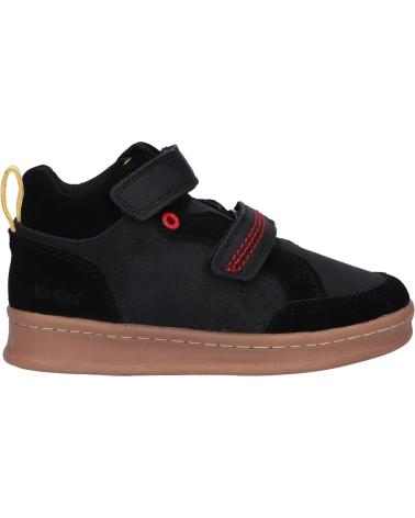 Sapatilhas de Menina e Menino KICKERS 829770-10 BILBON VELC 8 NOIR