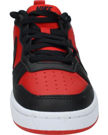 NIKE COURT BOROUGH LOW RECRAFT DV5456 - ROT UND SCHWARZ NEGRO-ROJO