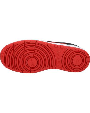 NIKE COURT BOROUGH LOW RECRAFT DV5456 - ROT UND SCHWARZ NEGRO-ROJO