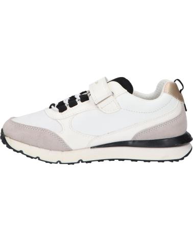 Sneaker für Damen und Mädchen GEOX J35GZA 08514 J FASTICS C0404 WHITE-BLACK