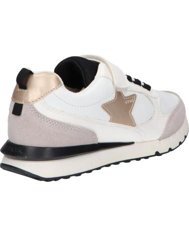 Sneaker für Damen und Mädchen GEOX J35GZA 08514 J FASTICS C0404 WHITE-BLACK