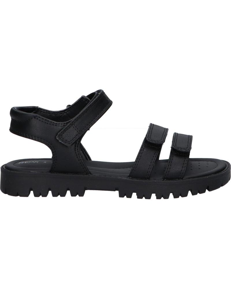Sandali per Donna e Bambina GEOX J35FYA 000BC J SANDAL STARBLUSH C9999 BLACK