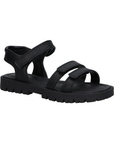 Sandali per Donna e Bambina GEOX J35FYA 000BC J SANDAL STARBLUSH C9999 BLACK