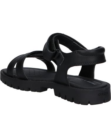 Sandali per Donna e Bambina GEOX J35FYA 000BC J SANDAL STARBLUSH C9999 BLACK
