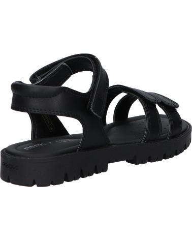 Sandali per Donna e Bambina GEOX J35FYA 000BC J SANDAL STARBLUSH C9999 BLACK