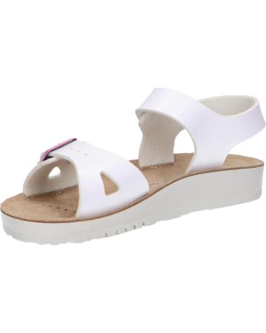 Sandali per Bambina GEOX J15EAB 000QD J SANDAL COSTAREI C0563 WHITE-FUCHSIA