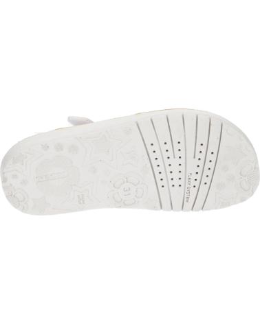 Sandali per Bambina GEOX J15EAB 000QD J SANDAL COSTAREI C0563 WHITE-FUCHSIA