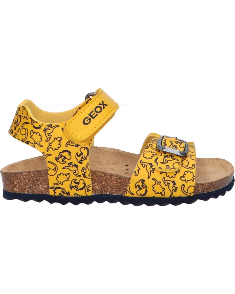 Sandálias de Menino GEOX B922QA 00454 B SANDAL CHALKI C2117 YELLOW-NAVY