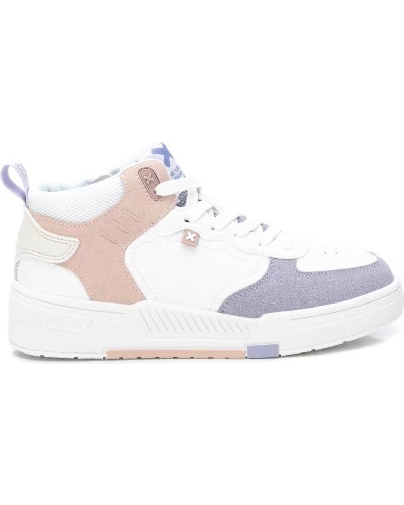 Sportschuhe-De-Mujer-XTI-XTI 142456 SNEAKER MIT MEHRFARBIGEM DESIGN UND SCHNÜRVERSCHLUSS-LILA