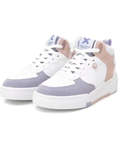 Sportschuhe-De-Mujer-XTI-XTI 142456 SNEAKER MIT MEHRFARBIGEM DESIGN UND SCHNÜRVERSCHLUSS-LILA
