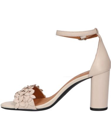 Woman Sandals GEOX D25NBD 000TU D ERAKLIA HIGH C5002 CREAM