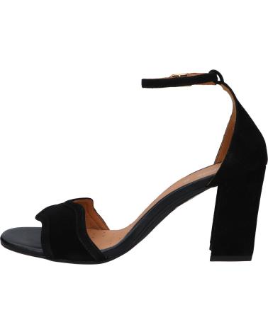 Woman Sandals GEOX D N ERAKLIA 80 G - CAMOSCIO D35RPG 00021 NEGRO