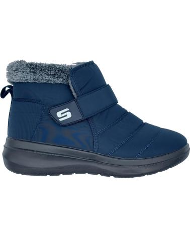 Stivaletti per Donna CALZADOMANIA BOTIN IMPERMEABLE VELCRO MARINO