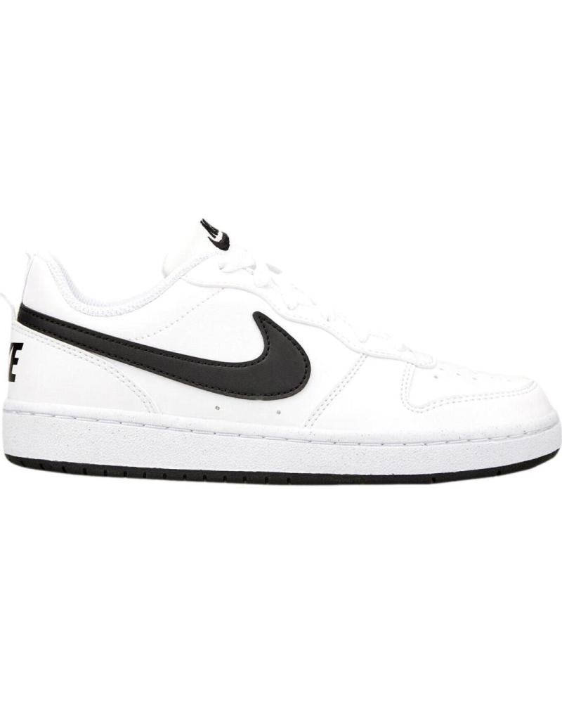 Deportivas de Mujer y Niño NIKE DV5456-104 COURT BOROUGH LOW RECRAFT GS WHITE-BLACK