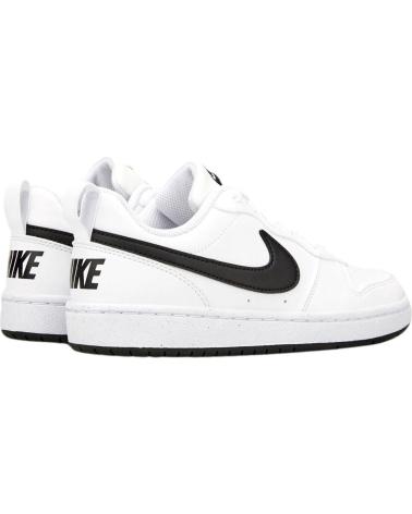 Deportivas de Mujer y Niño NIKE DV5456-104 COURT BOROUGH LOW RECRAFT GS WHITE-BLACK