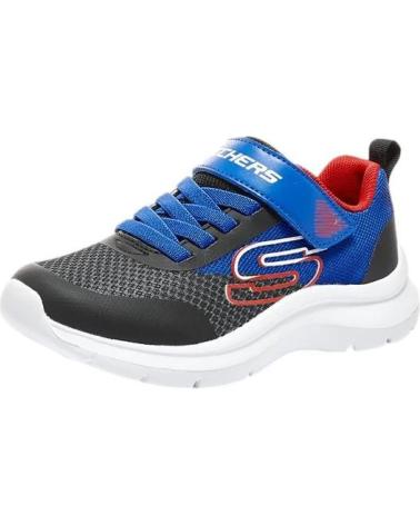 Esportes  de Menina e Menino SKECHERS ZAPATILLAS SOLAR SQUAD JUNIOR AZUL AZUL