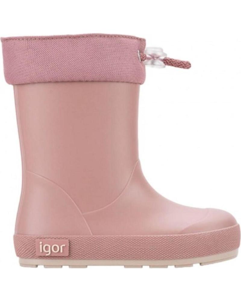 Stivali da pioggia per Bambina IGOR BOTA DE AGUA RESPETUOSA ROSA