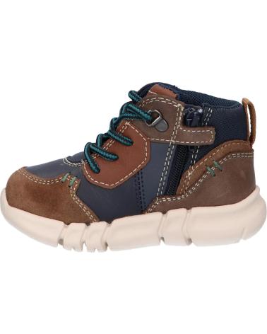 Botins de Menino GEOX B042TA 022BC B FLEXYPER C0947 BROWN-NAVY