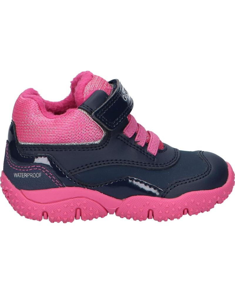 Stivaletti per Bambina GEOX B04H1A 0BCM2 B BALTIC B WPF C4268 NAVY-FUCHSIA
