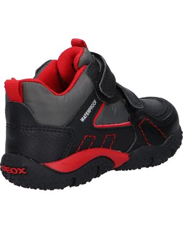 Sapatilhas de Menino GEOX J042YA 0CEBU J BALTIC B WPF C0048 BLACK-RED