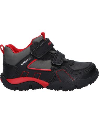 Sapatilhas de Menino GEOX J042YA 0CEBU J BALTIC B WPF C0048 BLACK-RED