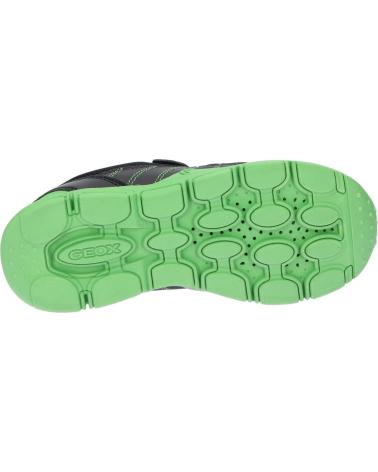 Zapatillas deporte pour Fille et Garçon GEOX J047NA 0FEFU J NEW TORQUE C0016 BLACK-GREEN