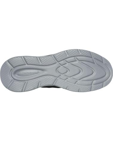 Sportschuhe-De-Hombre-SKECHERS-ZAPATILLAS-GARNER-NEWICK-NEGRO