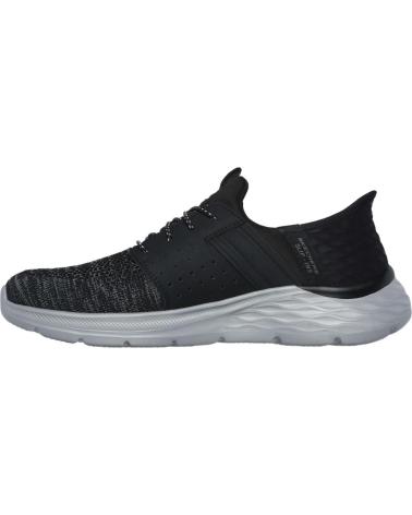 Sportschuhe-De-Hombre-SKECHERS-ZAPATILLAS-GARNER-NEWICK-NEGRO
