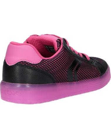 Scarpe sport per Bambina GEOX J824HA 01454 J KOMMODOR C0922 BLACK-FUCHSIA