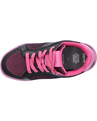Scarpe sport per Bambina GEOX J824HA 01454 J KOMMODOR C0922 BLACK-FUCHSIA