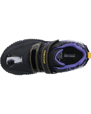 Sapatilhas de Menina e Menino GEOX J042VA 0CEFU J BALTIC B WPF C9233 BLACK-VIOLET