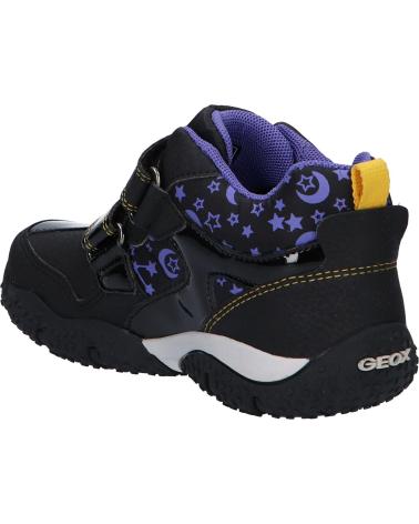 Sapatilhas de Menina e Menino GEOX J042VA 0CEFU J BALTIC B WPF C9233 BLACK-VIOLET