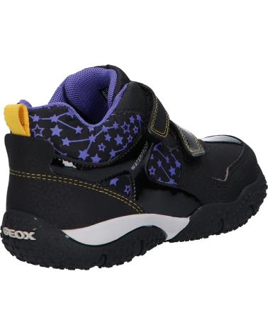 Sapatilhas de Menina e Menino GEOX J042VA 0CEFU J BALTIC B WPF C9233 BLACK-VIOLET