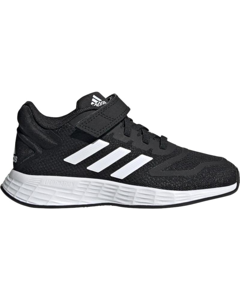 Deportivas-De-Niña-ADIDAS-DURAMO-10--BLANCO-VELCRO-Y-NEGRO-NEGRO