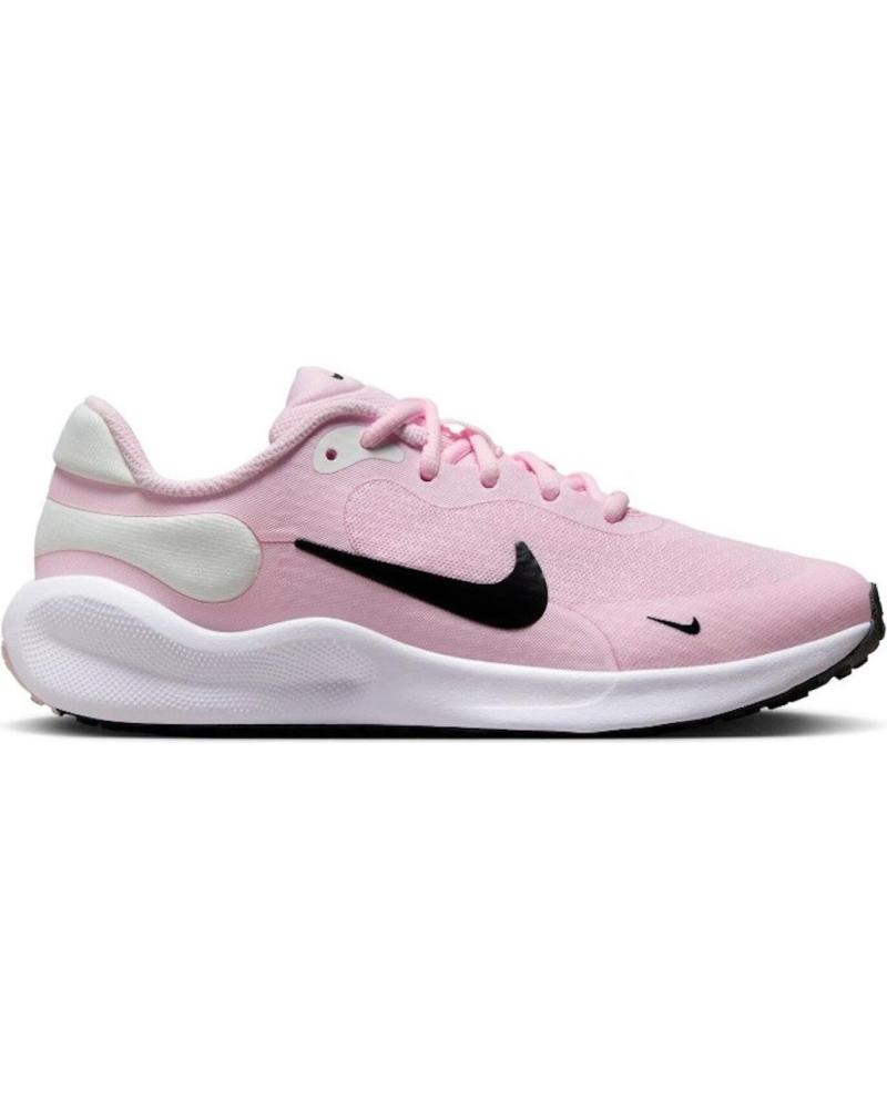 Zapatos de Niña y Niño NIKE ZAPATILLAS REVOLUTION 7 PARA NINOS UNISEX EN COLOR ROSA ROSA